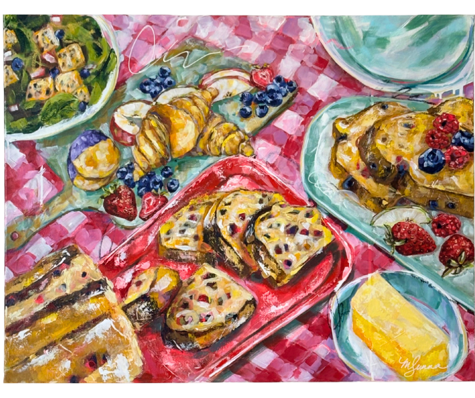 Bread and Berries - Fine Art Print