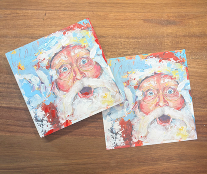 Wonderlust Santa | Wood Block & Art Print