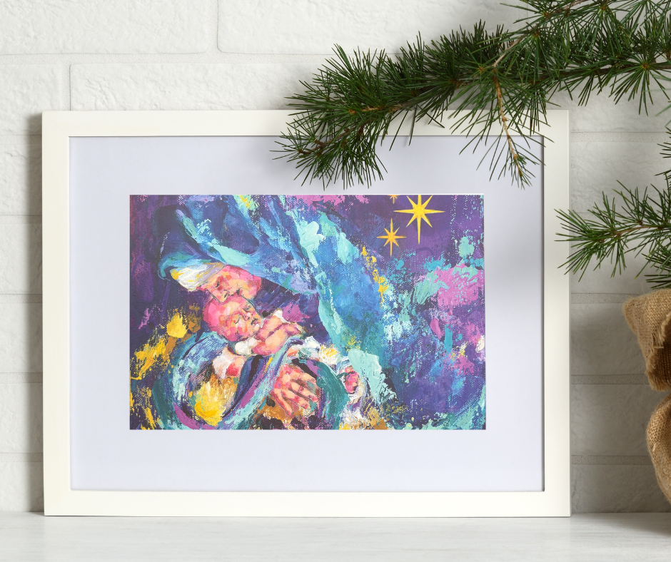 Love's Eternal Embrace | Wood Block & Art Print