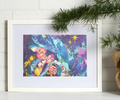 Love's Eternal Embrace | Wood Block & Art Print