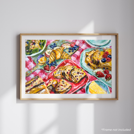 Bread and Berries - Fine Art Print