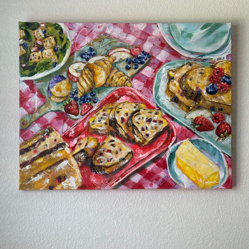 Bread and Berries, 22 x 28"